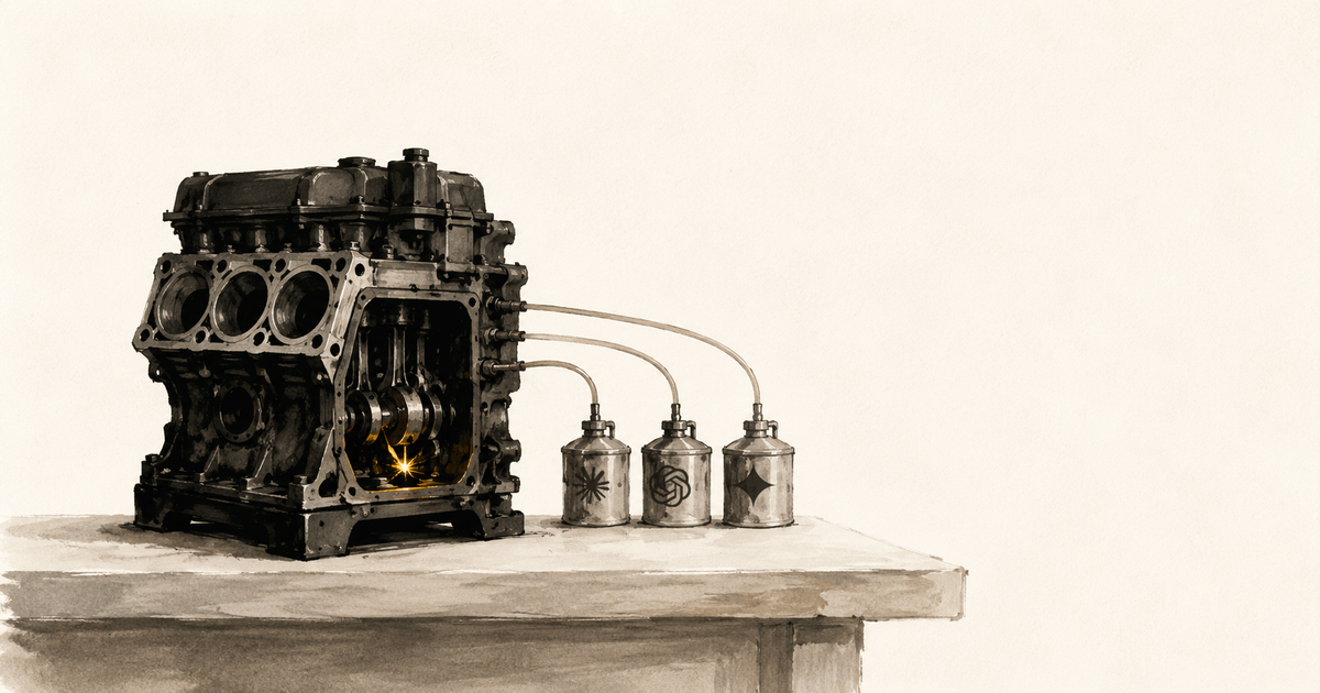Modelo é combustível. Sistema operacional é o motor.